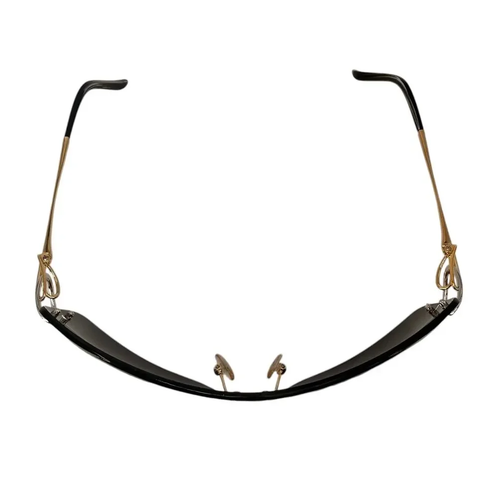 Fred Lunettes Volute Solaire 101 Rimless Shield Sunglasses Two Tone Women's